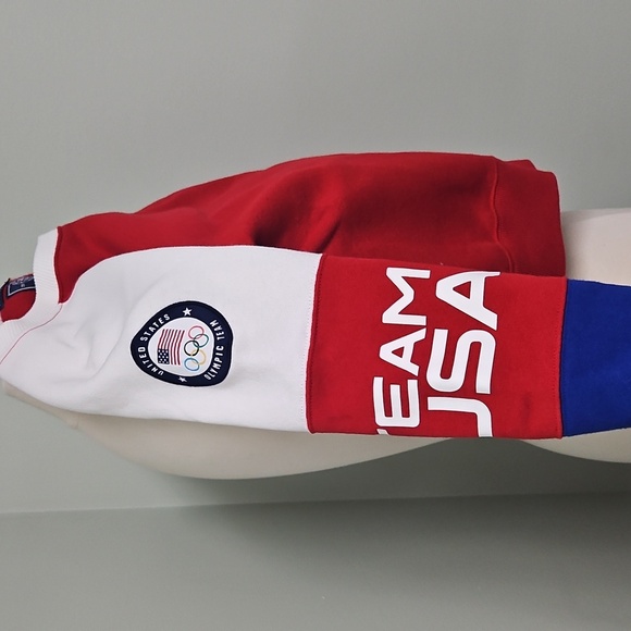 Polo Ralph Lauren Women's Team USA 2022 Official Olympic Sweatshirt Size Girls L - Picture 6 of 7